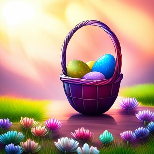 awe nice basket 🐰