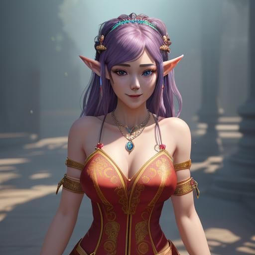 Elf Sorceress (Sorceress Exploration)