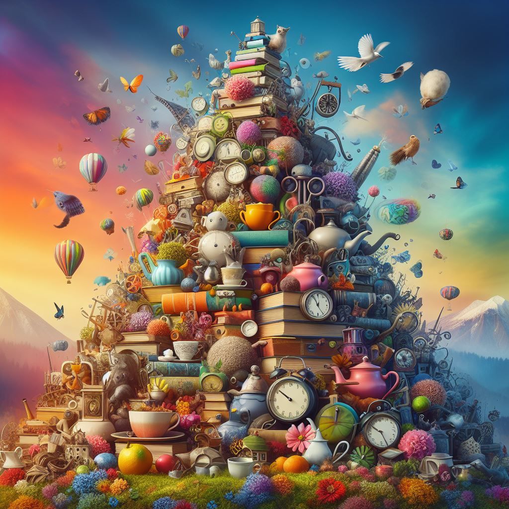 Surreal Maximalist Pyramid