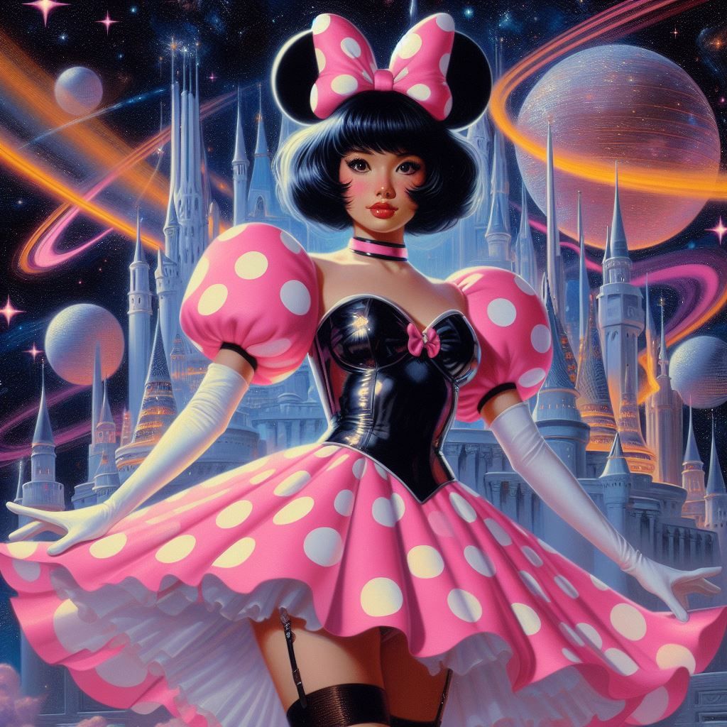 hajime sorayama retro 80s sci-fi futurism cyberpunk space Di...