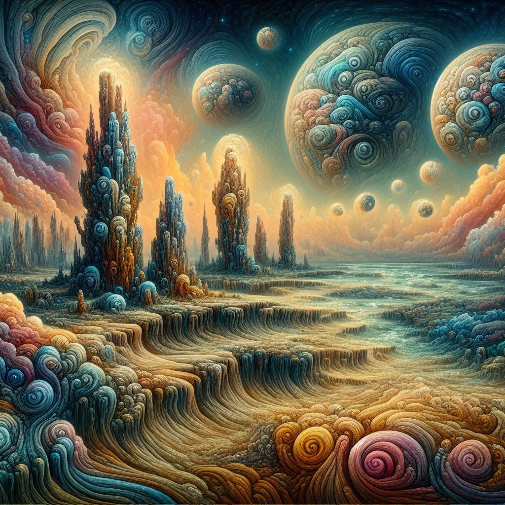 Alien landscape. Josephine Wall 4