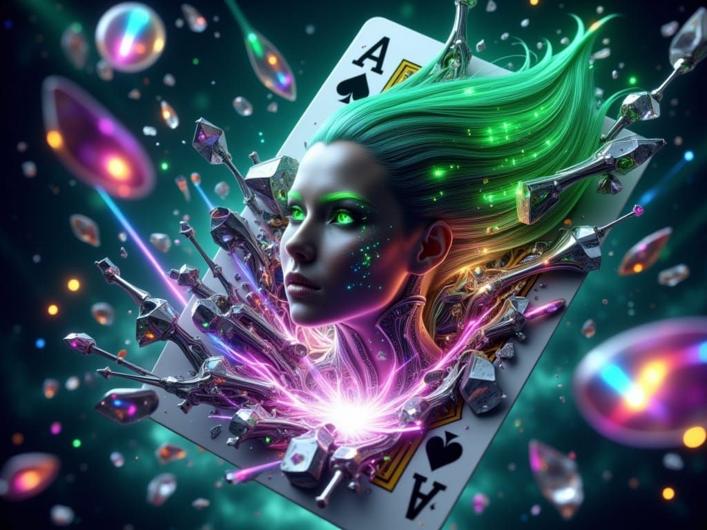  <lora:FiosArcaneCards:1.0> A head above the rest!!!