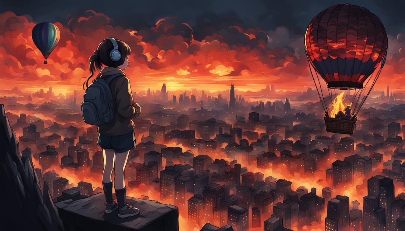 Lofi Girl and the apocalypse...  by @DankMojo