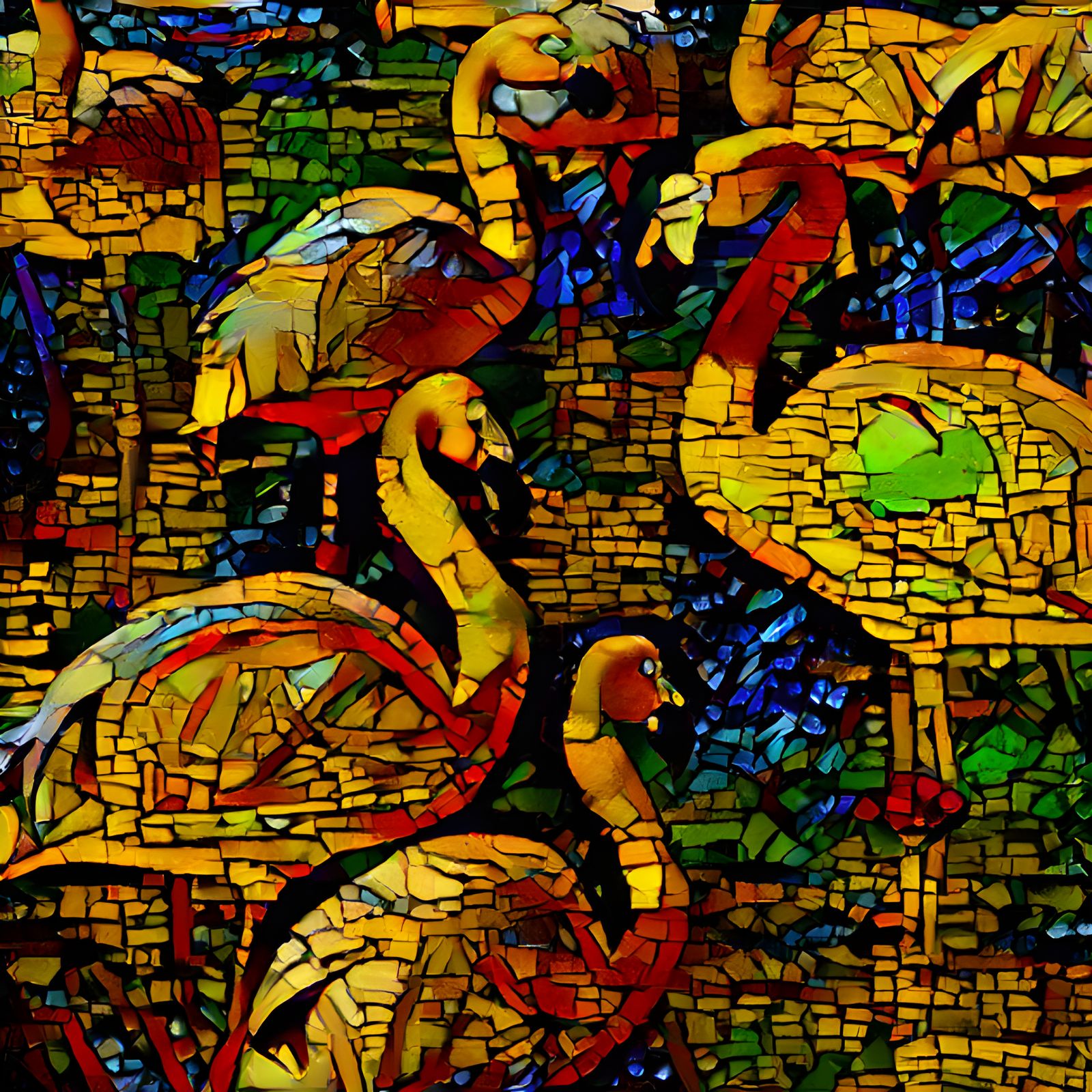 Flamingos with Nunnally style.