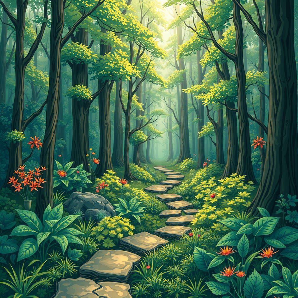 Generic Image of Trees