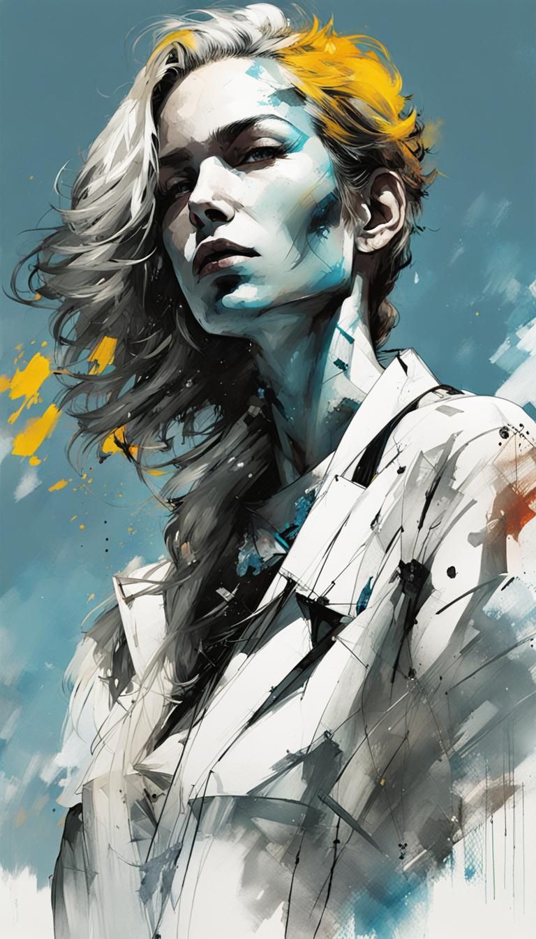 Inkpunk Character Concept Art in Vivid Colors