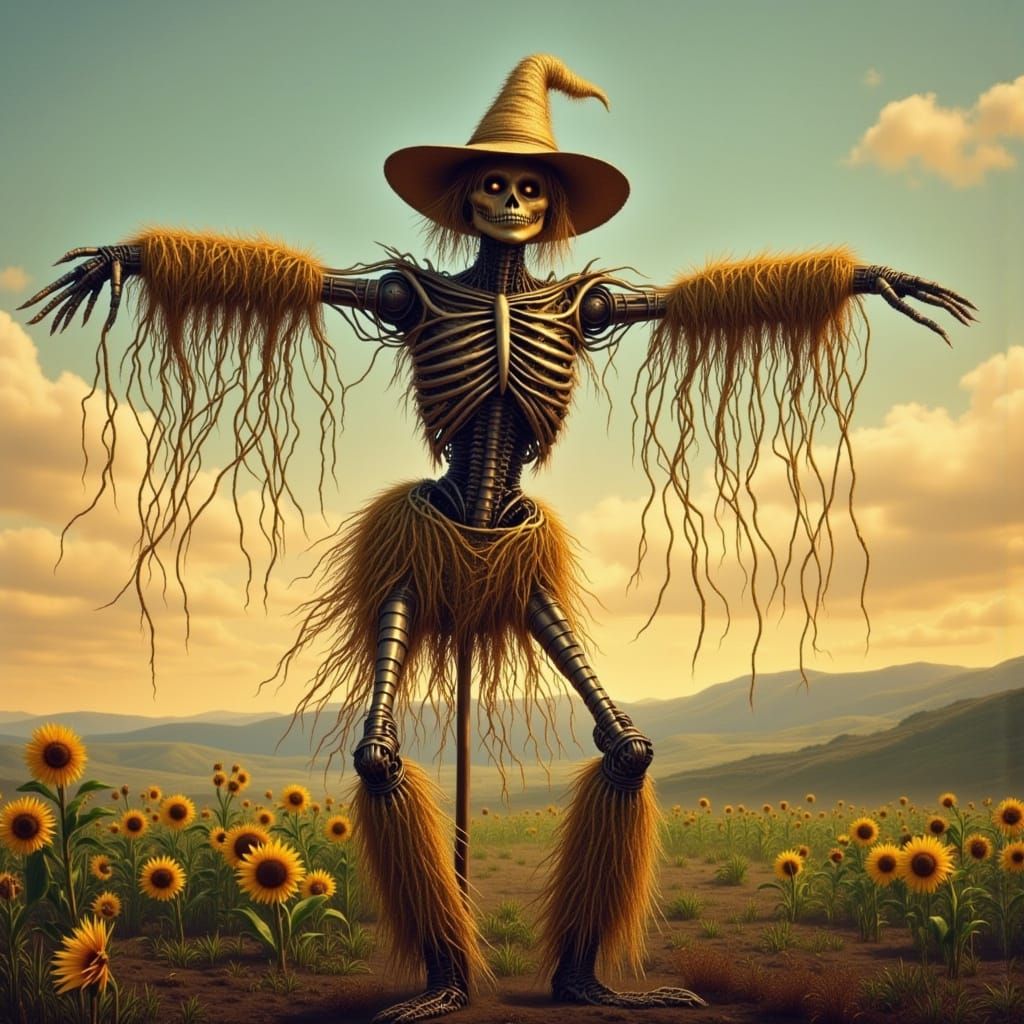 Charming scarecrow