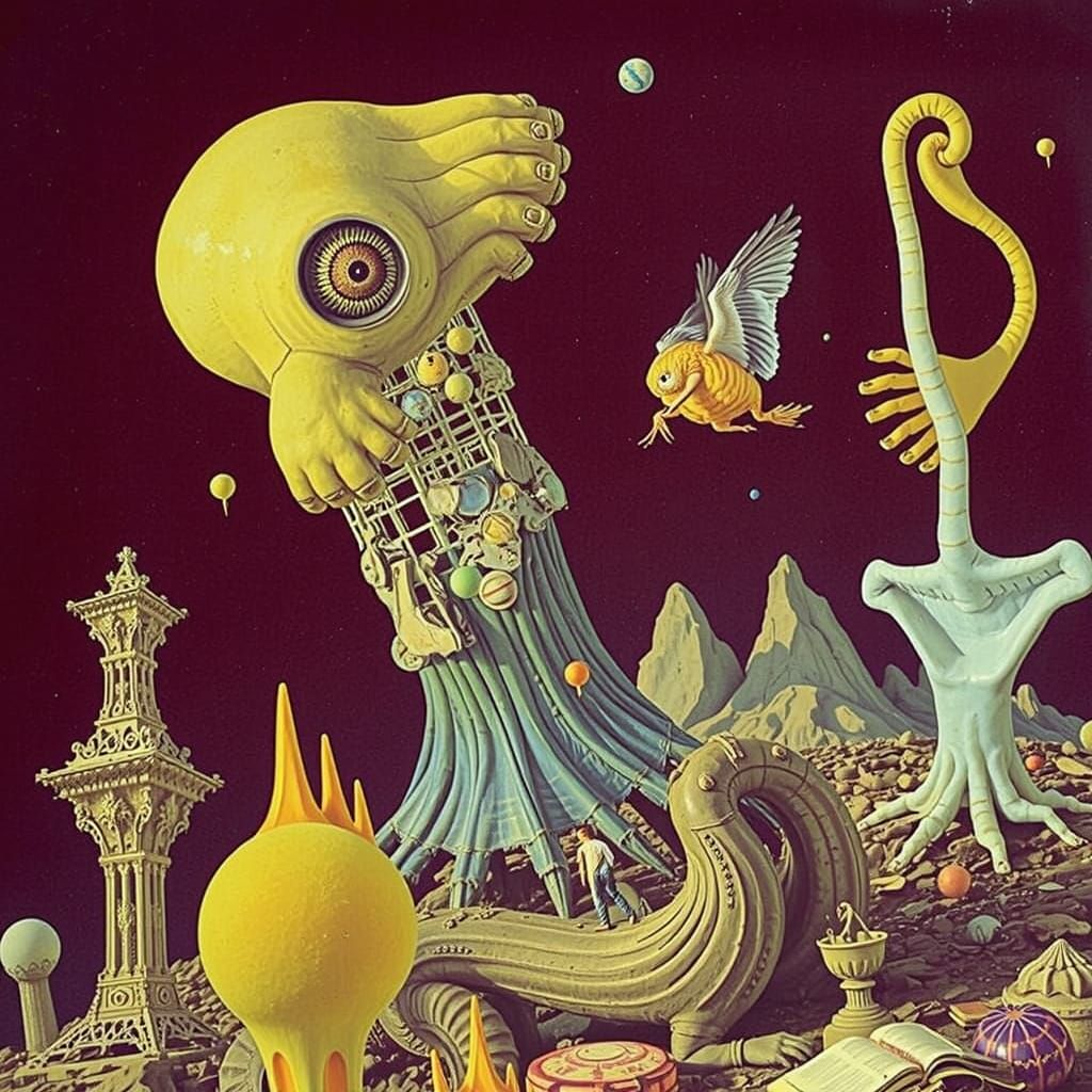 Cryptic Enigmatic Photo in Surrealist Style