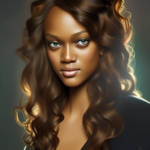 Tyra Banks - AI Generated Artwork - NightCafe Creator