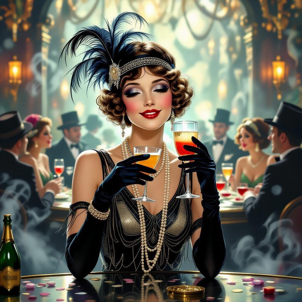 A lively party  by @Black Cat