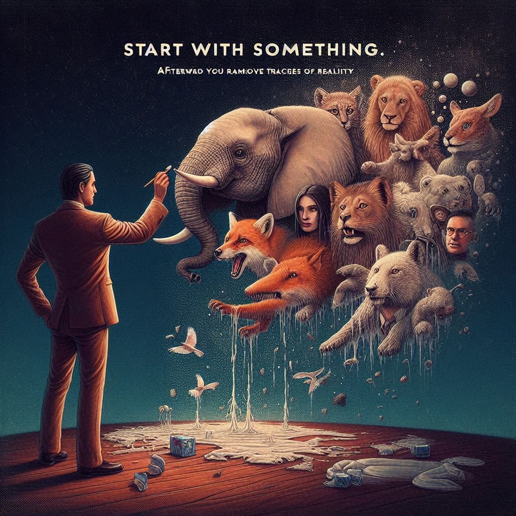 start with something