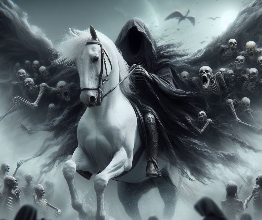 And I looked, and behold a pale horse