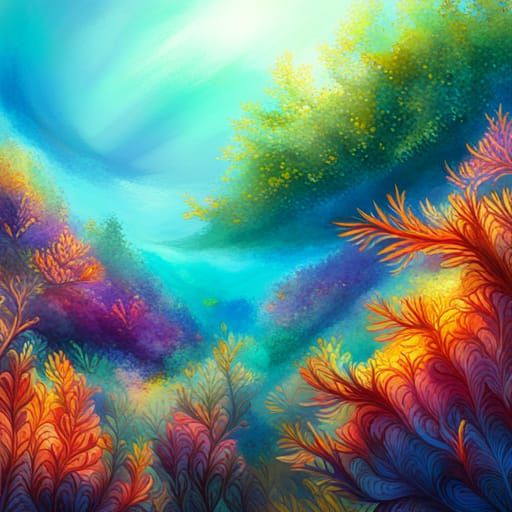 Underwater ocean coral reef 2