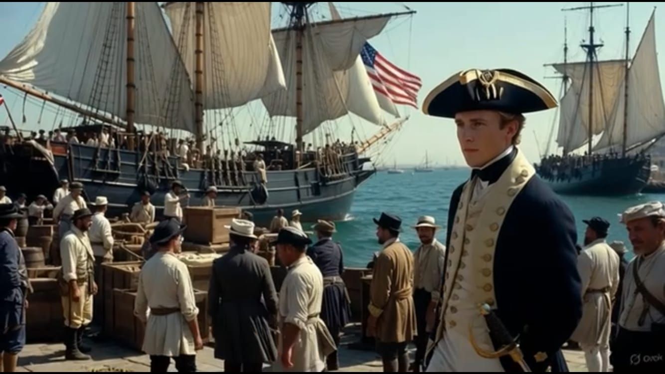 The Midshipman in Syracuse Port