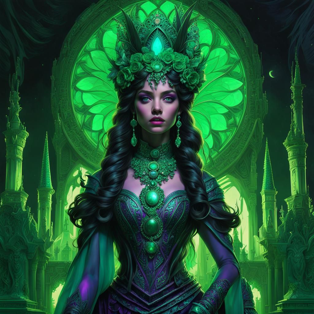 emerald  blacklight
