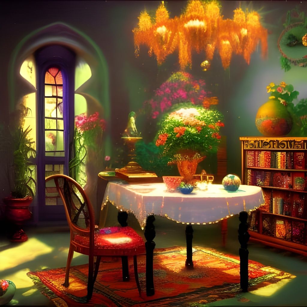 Dining Room  by @Mistykal