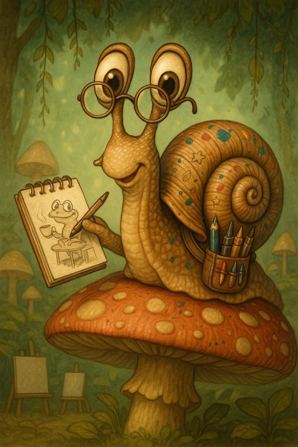 The Artistic Snail’s Woodland Studio