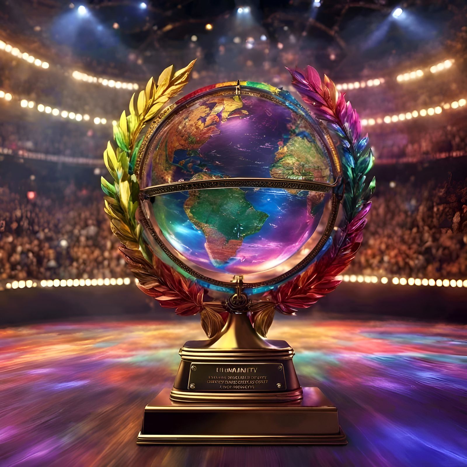 The Worlds Humanity Trophy  by @ARTFUL