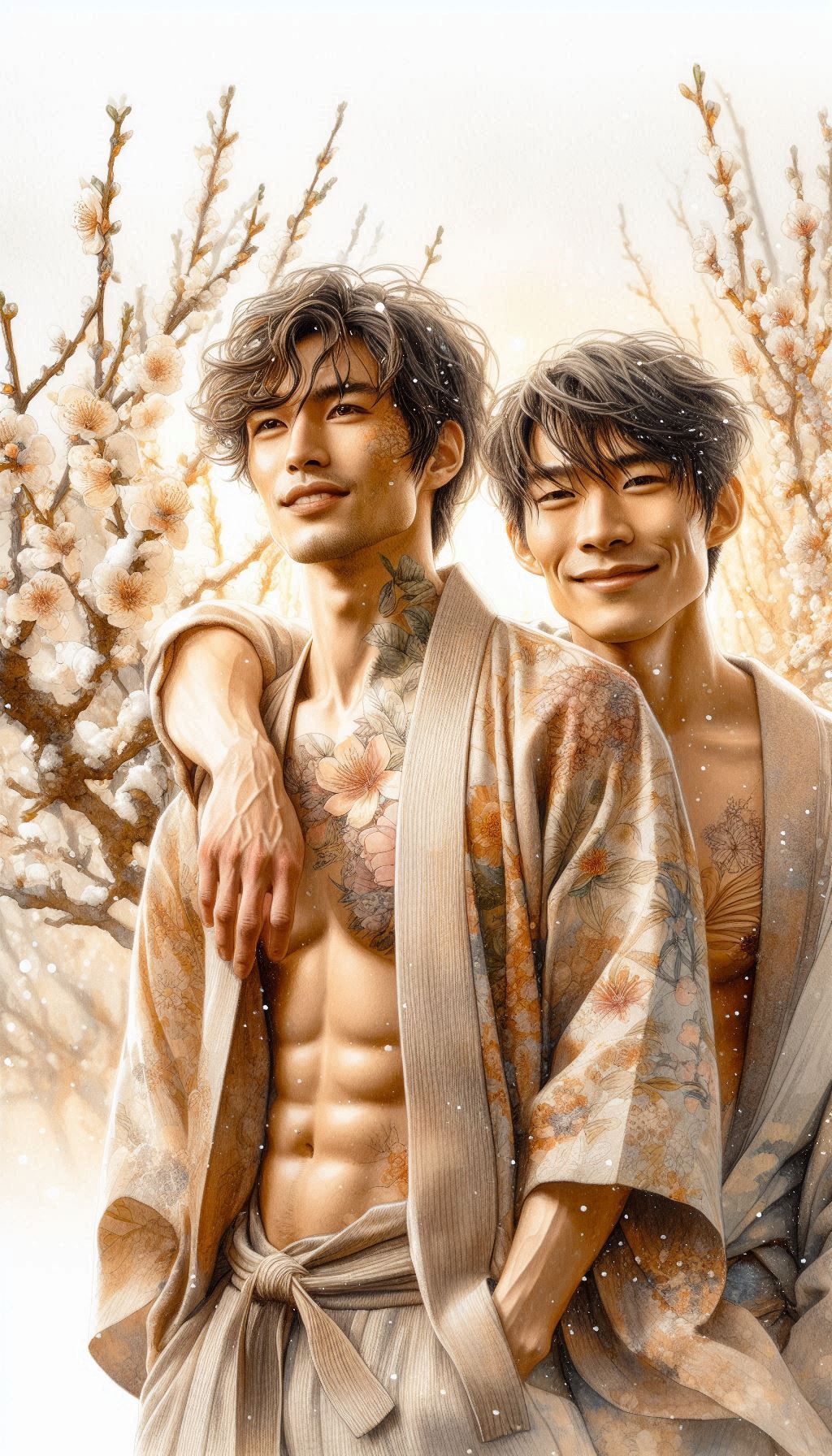 Best Friends - Blooming in the Snow