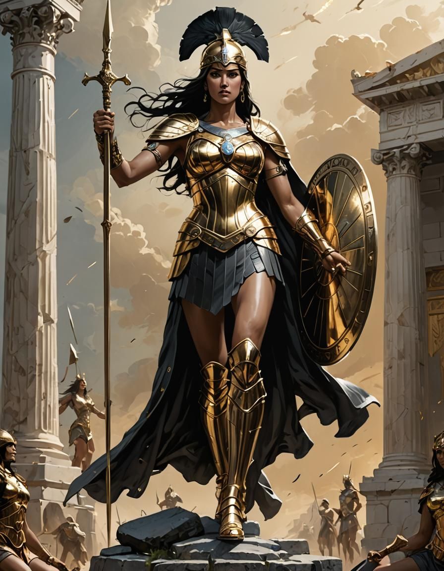 Very powerful Athena goddess