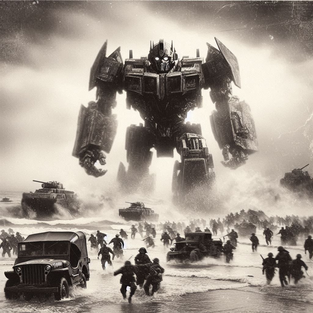 Normandy Invasion “D-Day” June 6, 1944 (with Transformers)