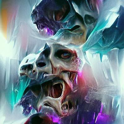 A nightmare of crystal skulls artstation