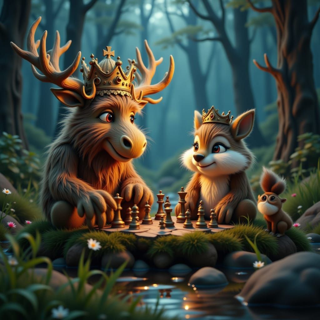 Testing my New Lora <lora:Forest Magic:1.0>