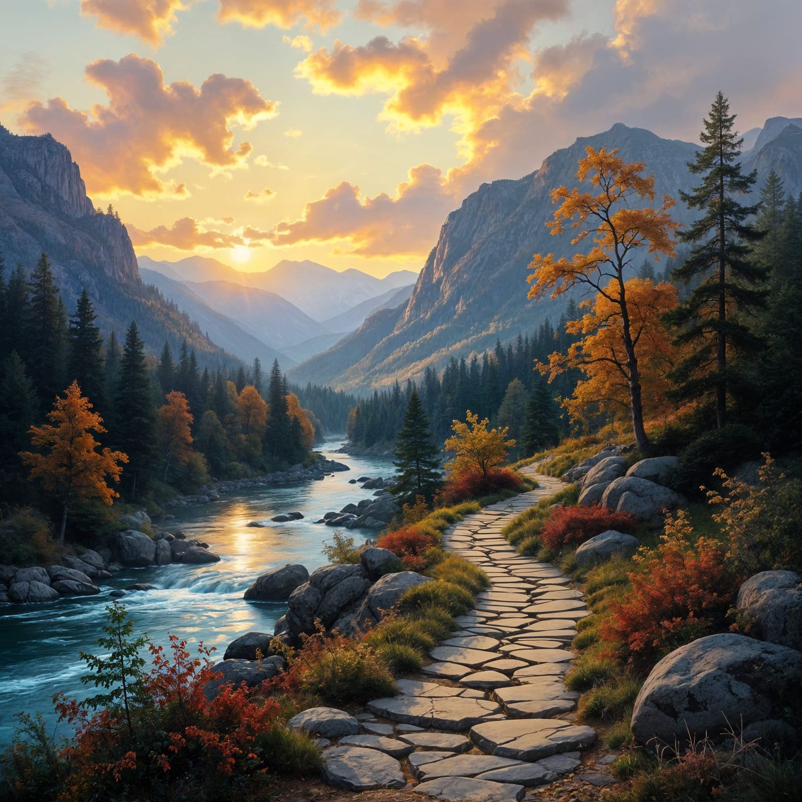 autumn path  by @thane of fyfe