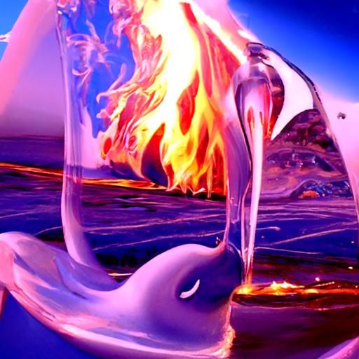 Pure Liquid fire