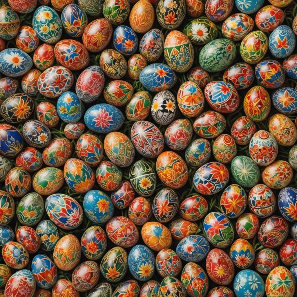  Pysanky eggs Sofika Zielyk : colorful  by @HisBride