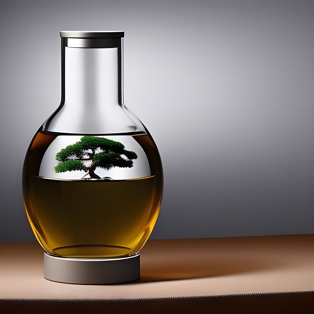 Bonsai in a Bottle AI Generated Artwork NightCafe Creator