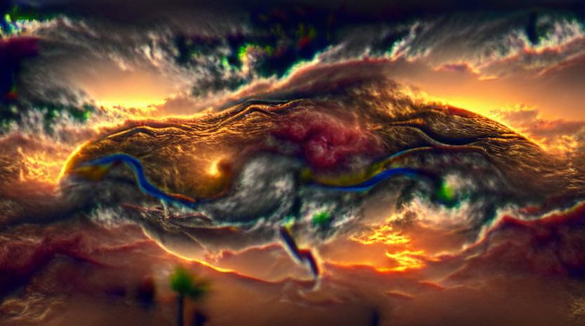 Eye of Horus at dusk