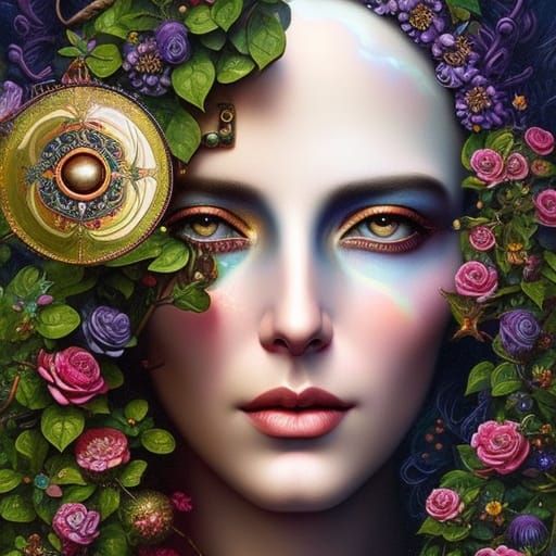 Lady of the flowers