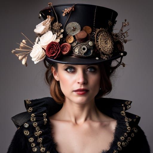 steampunk  hat  by @Natasha