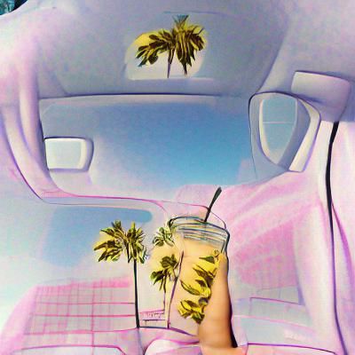 sipping lemonade