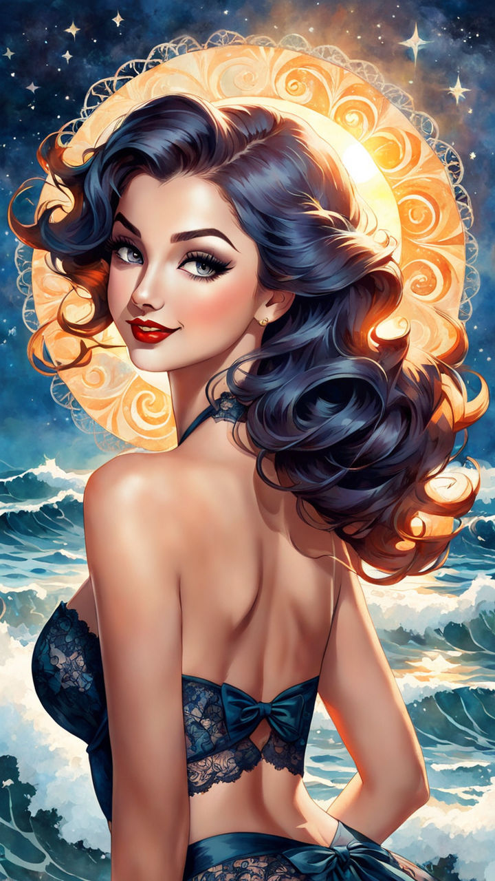 Vintage Retro Pin Up