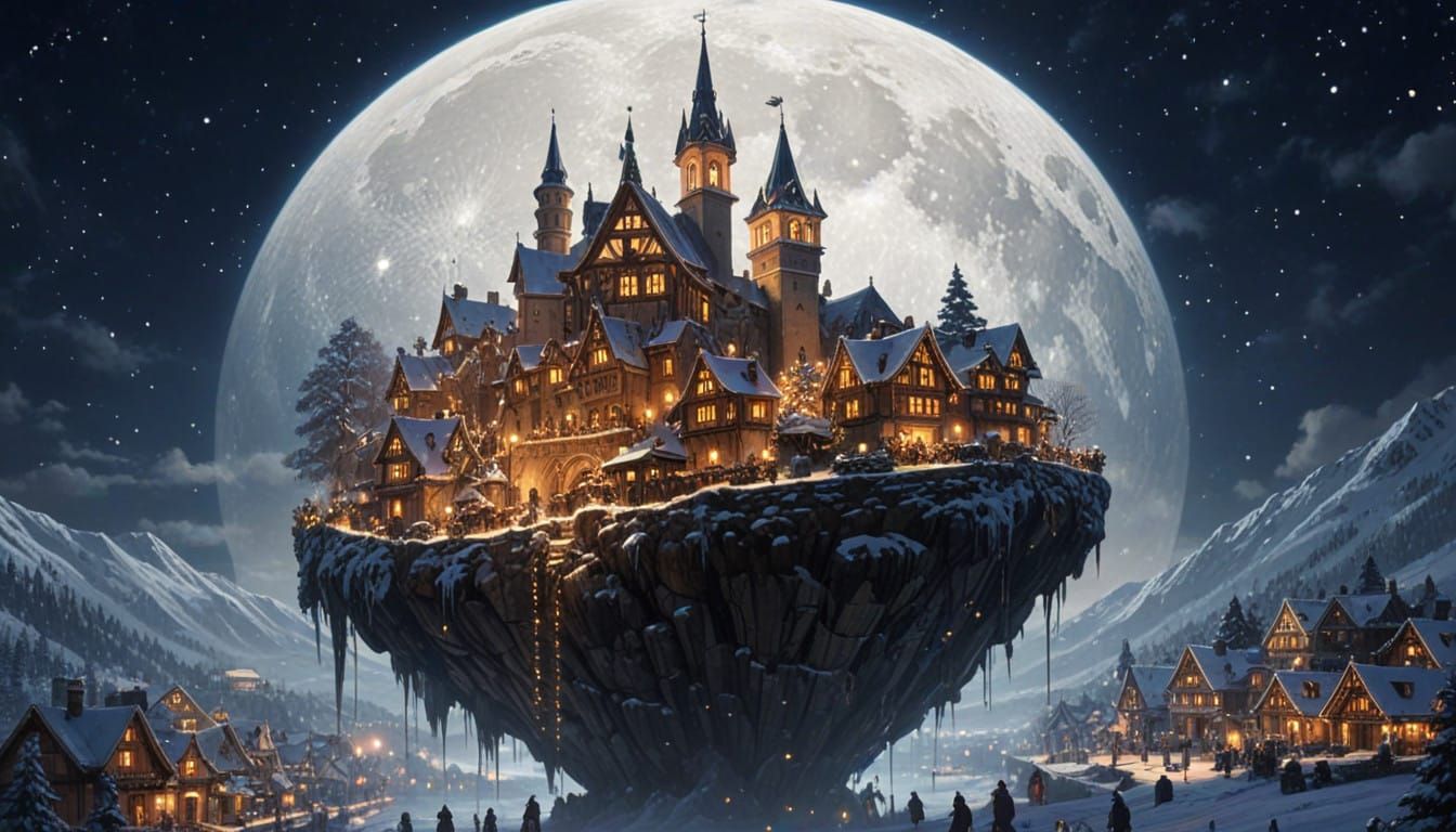 Elf town  by @undefined