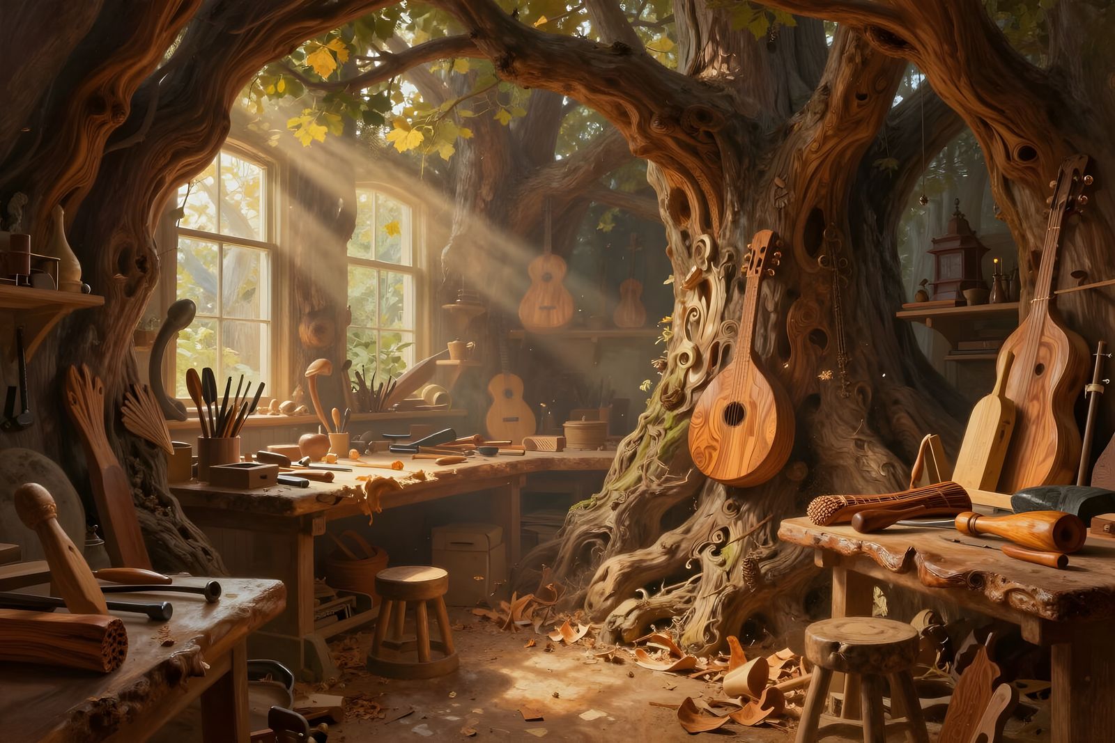 The Sanctuary of Resonant Sap  by @MidnightArt