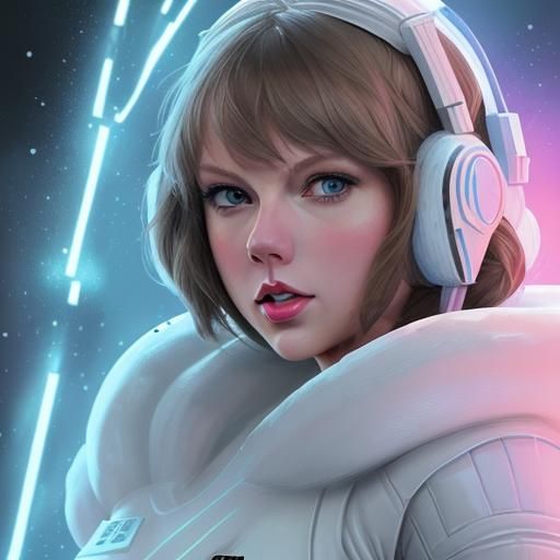 Taylor Swift as Princess Leia in Empire Strikes Back - AI Generated ...