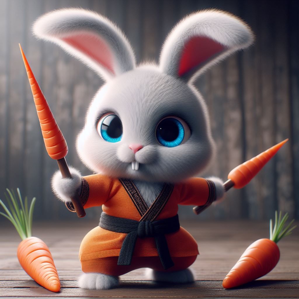 Master of Carote  (carrot/karate)