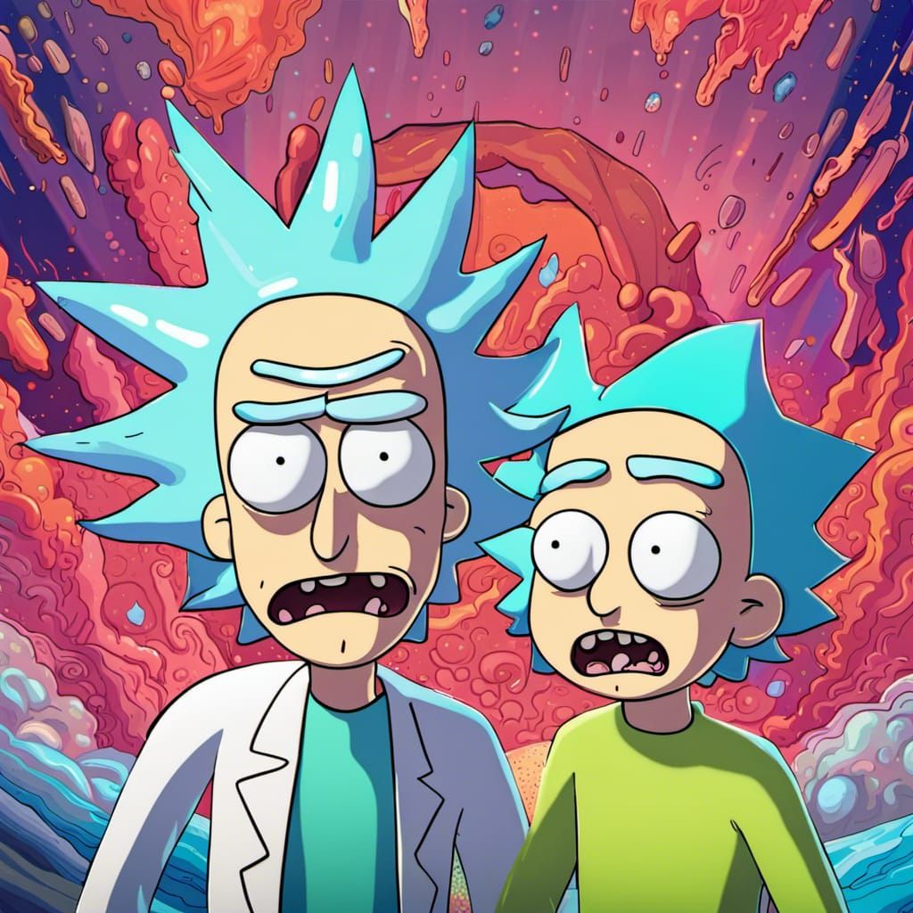 Rick and Morty - AI Generated Artwork - NightCafe Creator