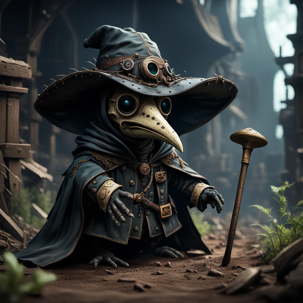 A Tiny plague doctor  by @Doctor Plague
