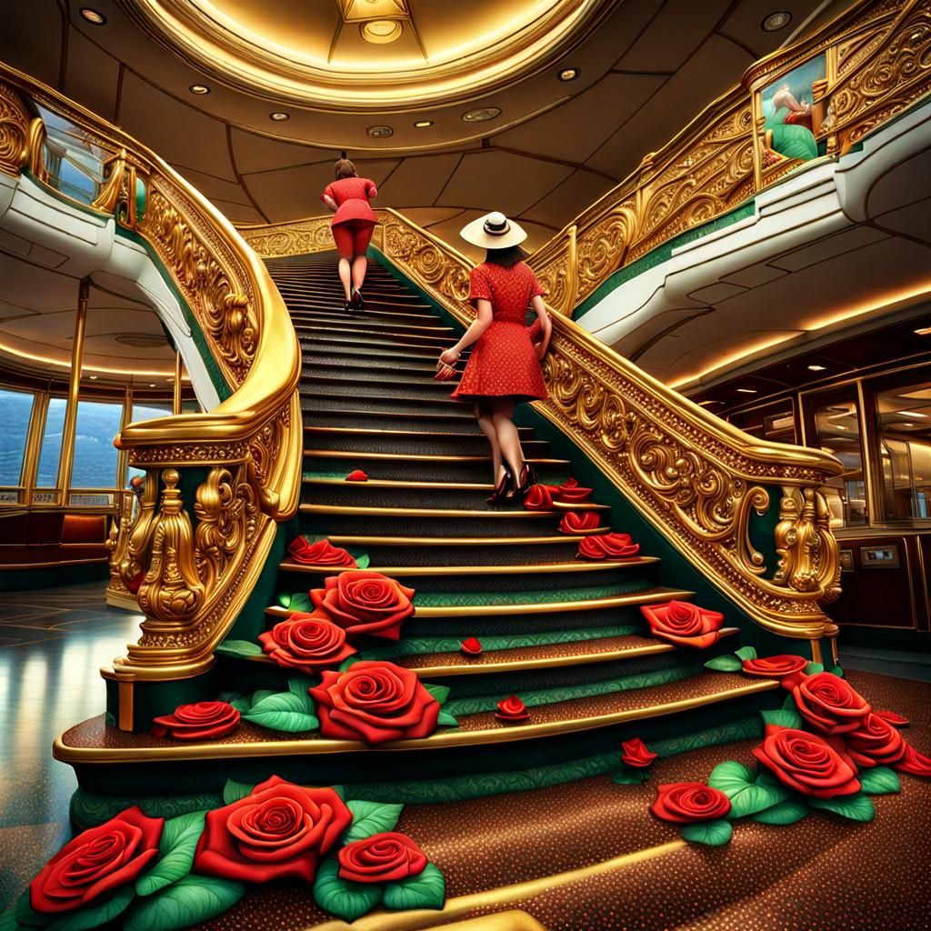 Lady's Decadent Sunrise: Roses and Chocolate in London