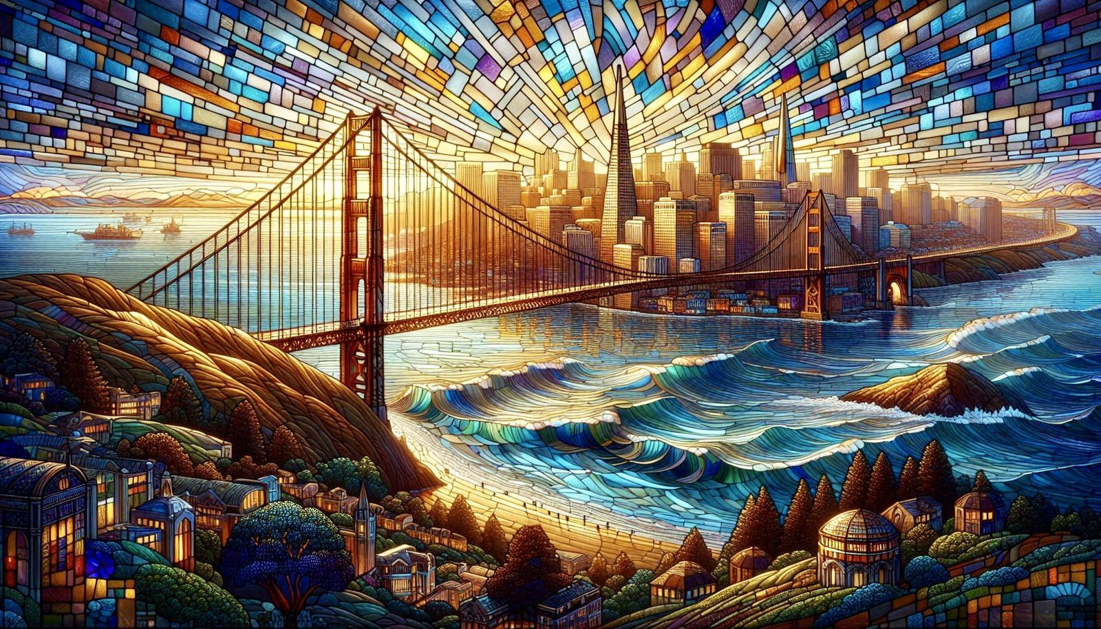 SF Stained Glass from Bing