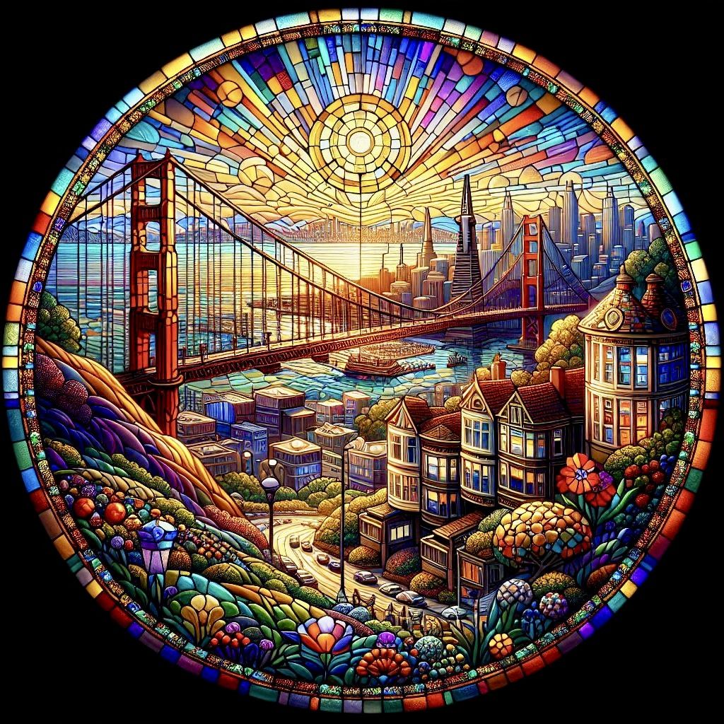 SF Stained Glass from Bing