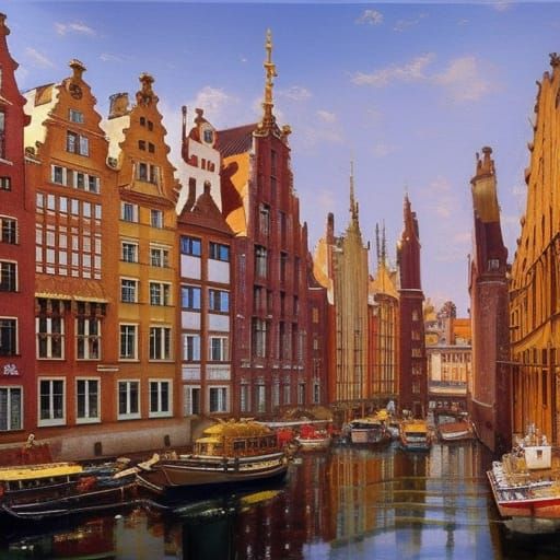 beautiful reneissance Gdańsk