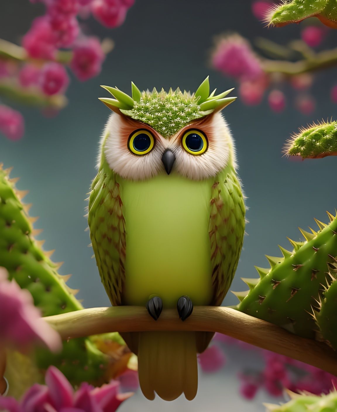 Peruvian Cactus Owl   by @Lucas
