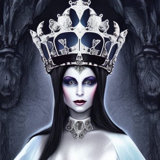 Face of queen from Underworld - AI Generated Artwork - NightCafe Creator