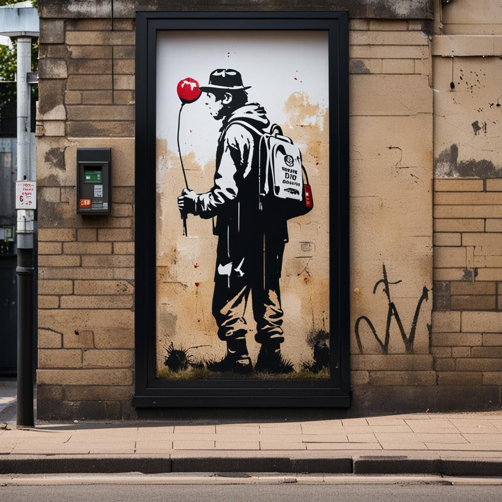 AI Banksy - AI Generated Artwork - NightCafe Creator