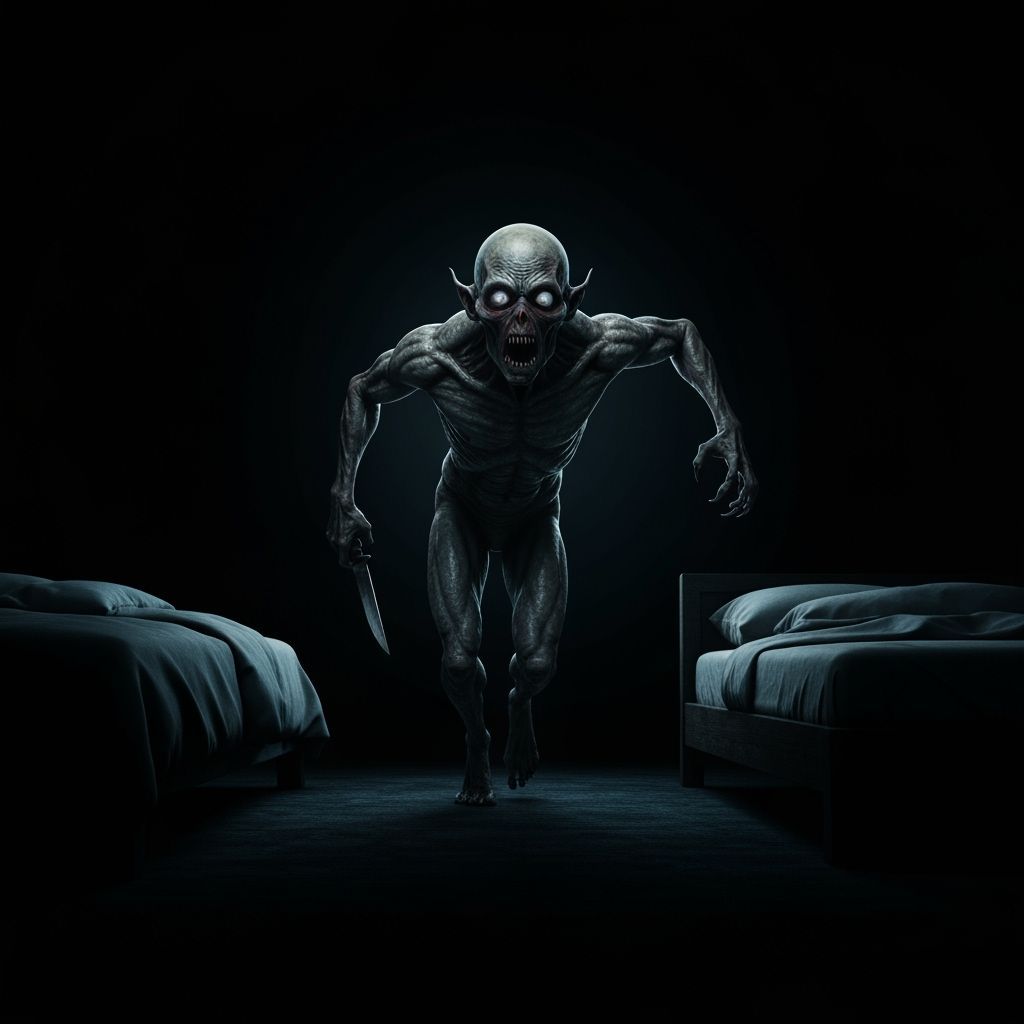 Literally Truly scary Extremely horrifying truly creepy pure evil horrifying hateful monster and absolutely grotesque absolutely creepy scre... - Start Image 2